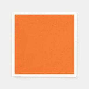 Serviette En Papier Couleur solide de tigre orange