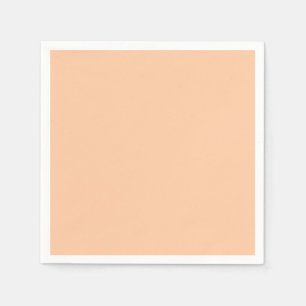 Serviette En Papier Couleur solide profonde Peach