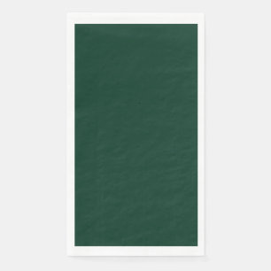 Serviette En Papier Couleur solide vert foncé