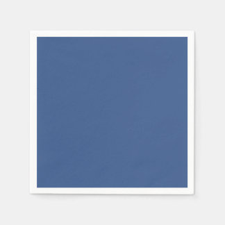 Serviette En Papier Couleur uni bleu clair classique