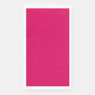Serviette En Papier Couleur uni rose foncé clair