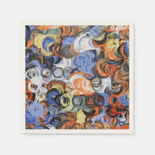 Serviette En Papier Couleurs Abstraites