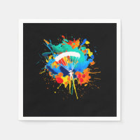 Couleurs de parachute Skydiver Skydiver