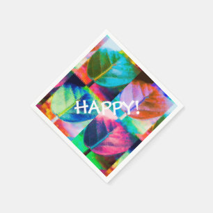 Serviette En Papier Couleurs des Feuilles