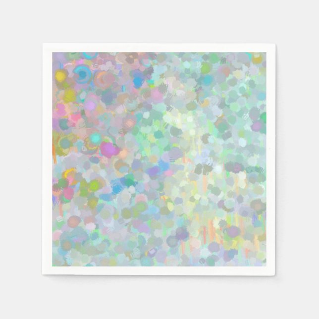 Serviette En Papier Couleurs pastel (Devant)