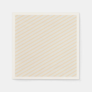 Serviette En Papier Couleurs pastel unies rayures professionnel minima