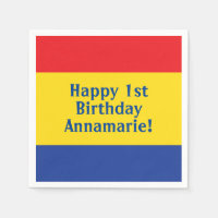 Couleurs primaires Fête d'anniversaire