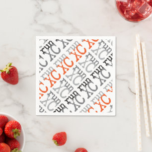Serviette En Papier Courant cross-country - Orange - Exécution XC