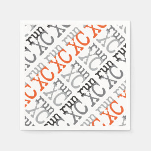 Serviette En Papier Courant cross-country - Orange - Exécution XC