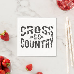 Serviette En Papier coureur cross-country Papier Napkins
