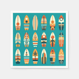 Serviette En Papier Coureurs des Vagues