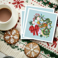 Couronne de Noël Dragon Chinois Fantastique