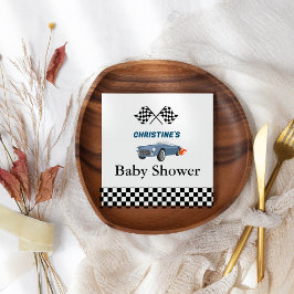 Serviette En Papier Course de voiture garçon Baby shower