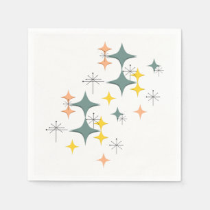 Serviette En Papier Coutume atomique moderne d'Eames Starbursts de la