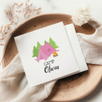 Couverts de fête d'anniversaire du camping Glampin