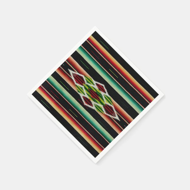 Serviette En Papier Couverture mexicaine traditionnelle espagnole Sera (Coin)