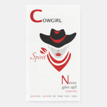 Cowgirl Spirit Papier Serviettes d'hôtes