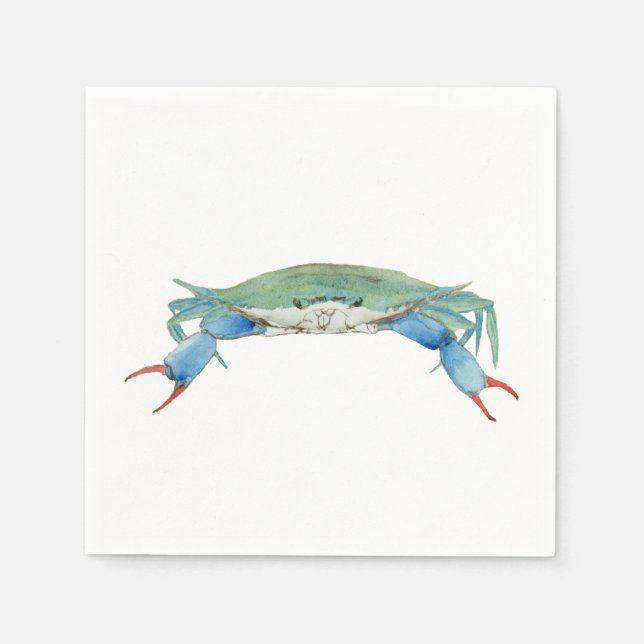 Serviette En Papier Crabe (Devant)