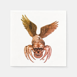 Serviette En Papier Crâne à aigle