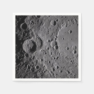 Serviette En Papier Cratères lunaires Artemis II