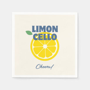 Serviette En Papier Cream Love maison Liquor Limoncello