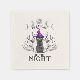 Serviette En Papier Créature de la nuit