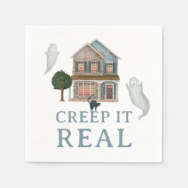 Serviette En Papier Creep It Real Halloween | Haunted House & Ghosts