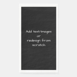 Serviette En Papier Créer votre propre Customisé