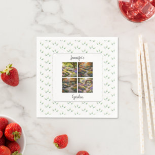 Serviette En Papier Créez vos propres photos de jardin personnalisées 