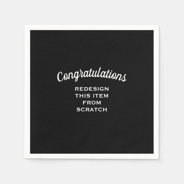 Serviette En Papier Créez votre propre (Devant)