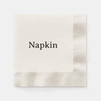 Serviette En Papier Créez Votre Propre Cocktail Écru Inventé