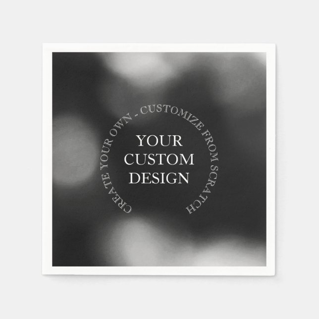 Serviette En Papier Créez votre propre conception/logo personnalisé (Devant)