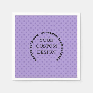Serviette En Papier Créez votre propre conception personnalisée