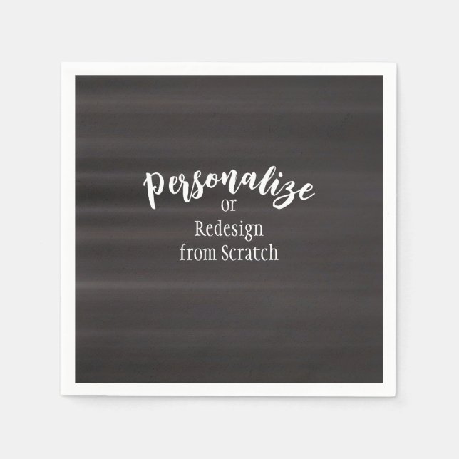 Serviette En Papier Créez votre propre conception personnalisée (Devant)