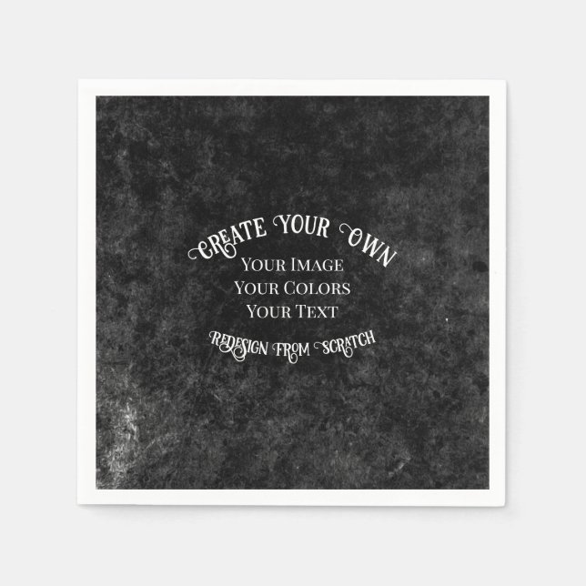 Serviette En Papier Créez votre propre conception personnalisée (Devant)
