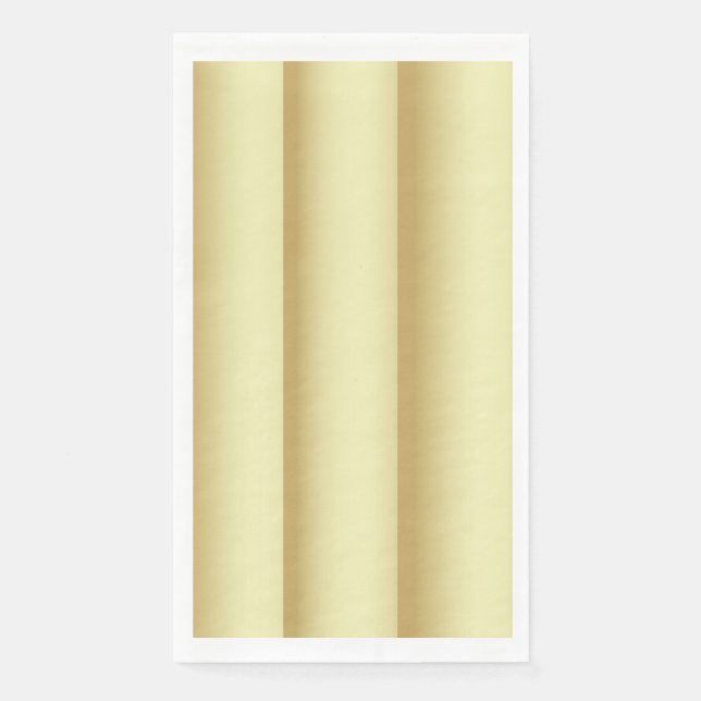 Serviette En Papier Créez Votre Propre - Fond Personnalisable - Jaune (Devant)