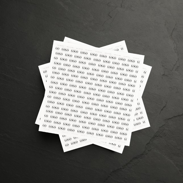 Serviette En Papier Créez votre propre Motif de logo personnalisé (Créateur téléchargé)