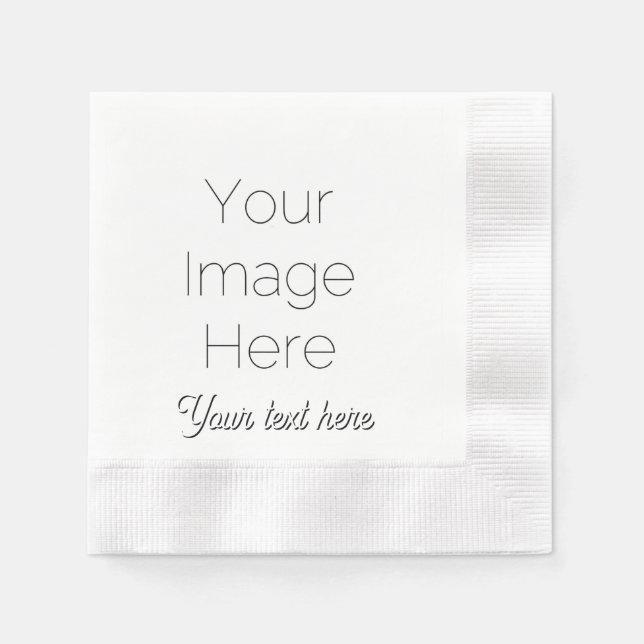 Serviette En Papier créez votre propre papier à thème personnalisé ave (Devant)