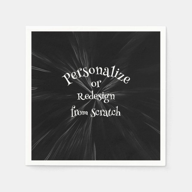 Serviette En Papier Créez votre propre personnalisation (Devant)