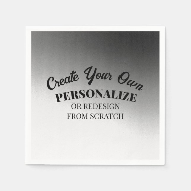 Serviette En Papier Créez votre propre personnalisation (Devant)