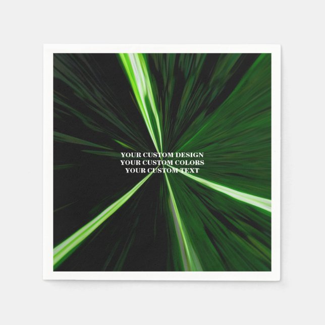 Serviette En Papier Créez votre propre personnalisation personnalisée (Devant)