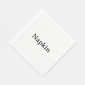 Serviette En Papier Créez Votre Propre Standard Simple