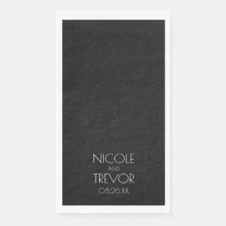Serviette En Papier Créez Votre Propre Texture Noir Personnalisée