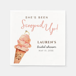 Serviette En Papier Crème glacée Fête des mariées ramassée