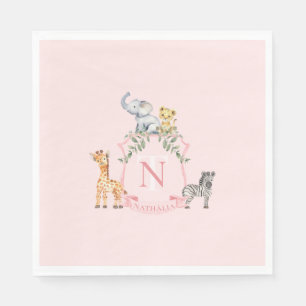 Serviette En Papier Crest Safari