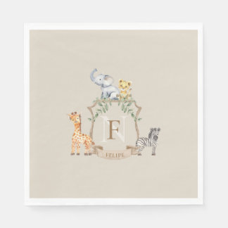 Serviette En Papier Crest Safari
