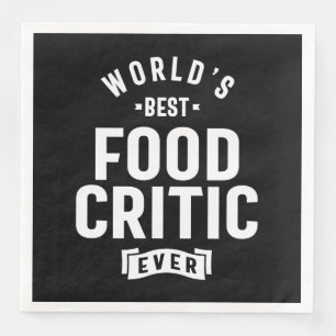 Serviette En Papier Critique alimentaire Travail Titre du travail Cade