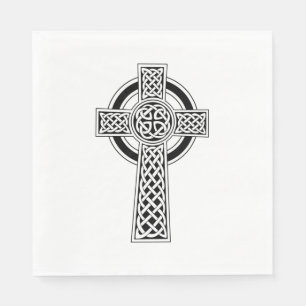 Serviette En Papier Croix celtique