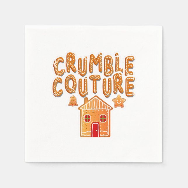 Serviette En Papier Crumer Couture pain d'épices (Devant)