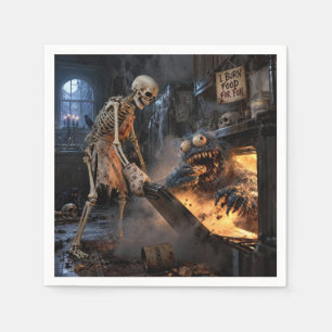 Serviette En Papier Cuisine d'Halloween hantée
